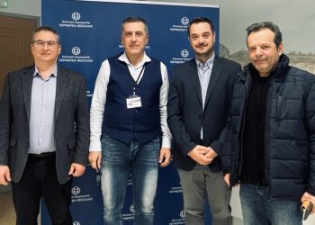 Εθιμοτυπική επίσκεψη του νέου Προέδρου του Κέντρου Κοινωνικής Πρόνοιας Περιφέρειας Θεσσαλίας στον Περιφερειάρχη Δημήτρη Κουρέτα