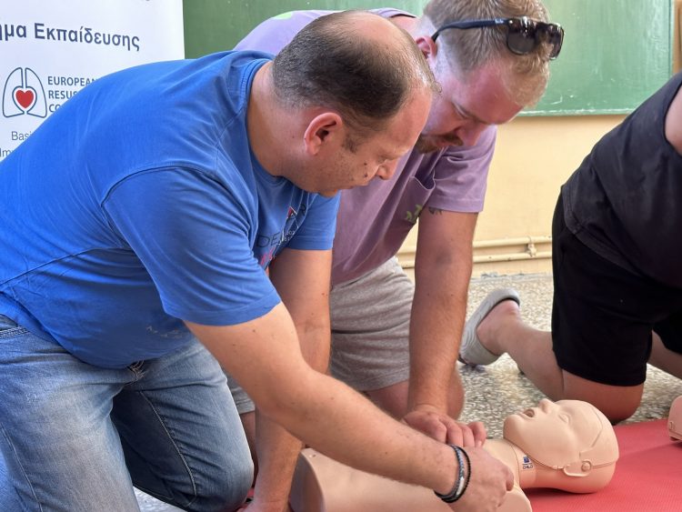 Στην Βασιλική  συνεχίζεται το Σάββατο 14/12 το πρότυπο πρόγραμμα για την εκπαίδευση κατοίκων χωριών στην παροχή πρώτων βοηθειών από τον Δήμο Μετεώρων και το ΕΚΑΒ