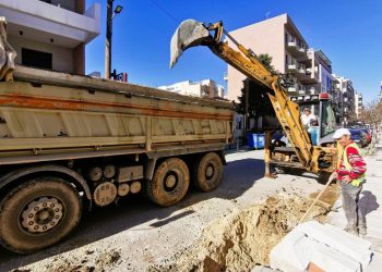 Ολοκληρώνεται αντιπλημμυρικό έργο της ΔΕΥΑΤ στην οδό Απόλλωνος