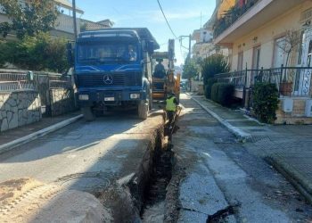 ΔΕΥΑΤ: Στην Αγία Μονή συνεχίζονται οι εργασίες για το νέο δίκτυο ύδρευσης των Τρικάλων