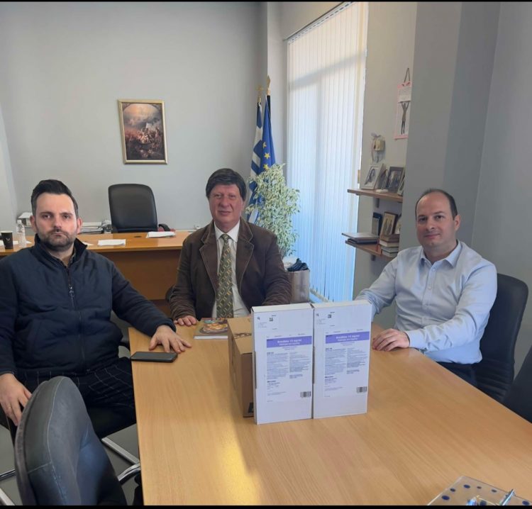 Ευχαριστήριο της διοίκησης του ΓΝΤ προς τον φαρμακοποιό Βασίλη Τσιούτσια