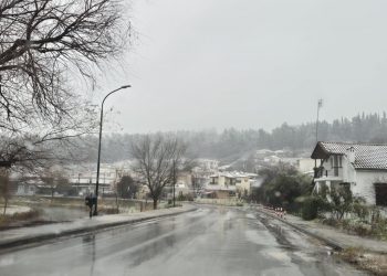 Η μαγεία του χειμώνα στην πόλη των Τρικάλων