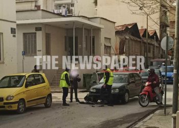 Νέο τροχαίο στο κέντρο του Βόλου – Συγκρούστηκαν δύο ΙΧ (ΕΙΚΟΝΑ)