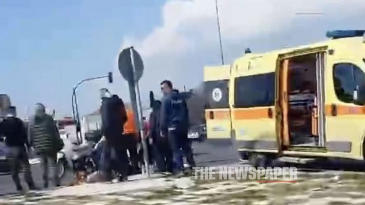 Τροχαίο ατύχημα στον Περιφερειακό Βόλου – Τραυματίστηκε οδηγός δικύκλου (ΕΙΚΟΝΕΣ)