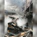 Εικόνες σοκ από το κατάστημα στο λόφο του Φρουρίου στη Λάρισα: Καταστράφηκε ολοσχερώς – Από πού ξεκίνησε η φωτιά