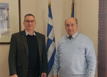 Συνάντηση του Αντιπεριφερειάρχη Υγείας Βαγγ. Αποστόλου με τον Υποδιοικητή της 5ης Υ.Π.Ε. Χρ. Δημητρέλο