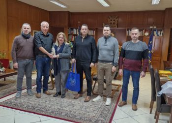 Στην αντιπεριφερειάρχη Τρικάλων αντιπροσωπεία της Τοπικής Διοίκησης Τρικάλων της Διεθνούς Ενώσεως Αστυνομικών