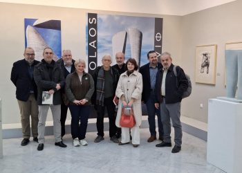 Δημοσιογράφοι ξεναγήθηκαν στην έκθεση έργων του Φιλόλαου