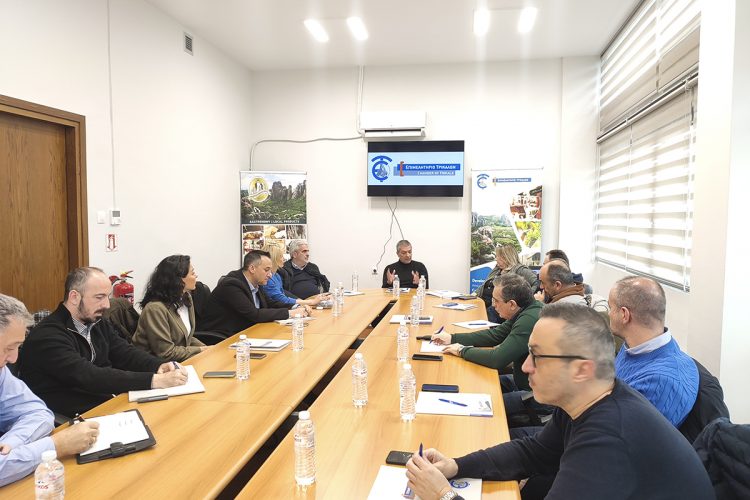 Συνάντηση εργασίας διοίκησης Επιμελητηρίου Τρικάλων με την Αντιπεριφερειάρχη Τουρισμού Περιφέρειας Θεσσαλίας