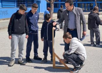 Το πείραμα του Ερατοσθένη στο 5ο Γυμνάσιο Τρικάλων