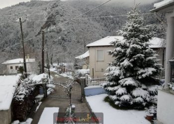 Λευκό “χαλί” και παγετός στα ορεινά της Καρδίτσας το πρωί της Τετάρτης (ΕΙΚΟΝΕΣ)