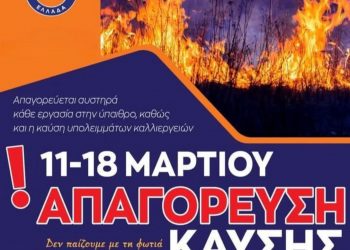 Απαγόρευση καύσης υπολειμμάτων εργασιών και θερμών εργασιών