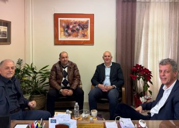 Συνάντηση του Αντιπεριφερειάρχη Β. Σίμου με τους διευθυντές εκπαίδευσης Τρικάλων κ.κ. Τρικάλη και Καπανιάρη