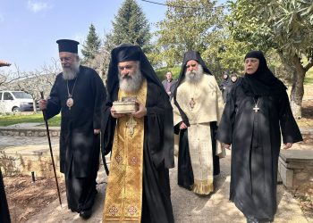 Τα Άχραντα Πάθη του Κυρίου “πέρασαν” την πύλη της Ιεράς Μονής Κορμπόβου (ΕΙΚΟΝΕΣ)
