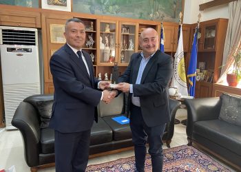 Επίσκεψη του πρόξενου της Τουρκίας στον Δήμαρχο Τρικκαίων