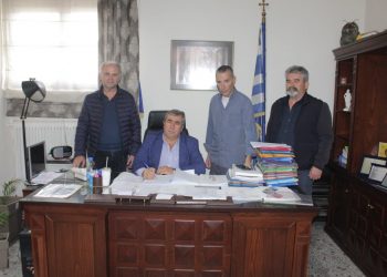 Νέα υπογραφή σύμβασης από τον Δήμαρχο Πύλης Κωνσταντίνο Μαράβα