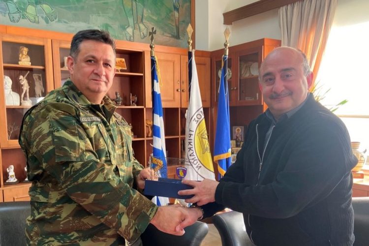 Πρώτη συνεργασία Δημάρχου Τρικκαίων – Διοικητή ΣΜΥ