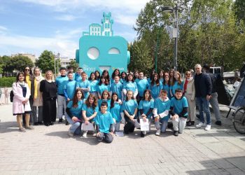 Στην εκπαιδευτική γιορτή συμμετείχαν με έργα τους οι μαθητές του 5ου Γυμνασίου Τρικάλων