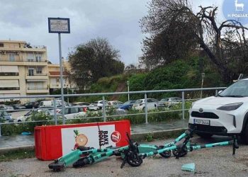 Ρόδος: Σοβαρές ζημιές από ανεμοστρόβιλο – Ξηλώθηκαν κλιματιστικά, έπεσαν δένδρα (εικόνες)