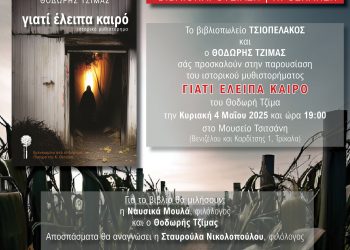 Παρουσιάζεται το βιβλίο του Θοδωρή Τζίμα