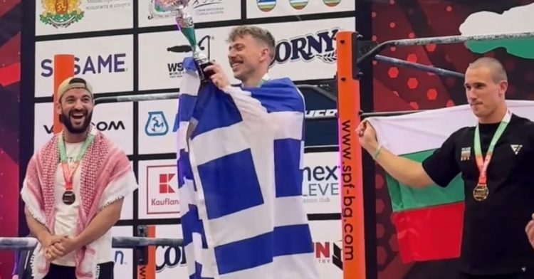 Χρυσό μετάλλιο σε παγκόσμιο πρωτάθλημα καλλισθενικής γυμναστικής κατέκτησε ο Τρικαλινός Φανής Χρυσούλας