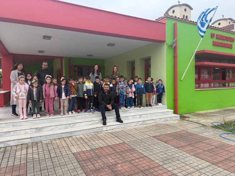 Νέα πεζοδρόμια και στο 5ο Νηπιαγωγείο Καλαμπάκας κατασκευάζει ο Δήμος Μετεώρων