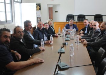 Συνάντηση του Δ.Σ. της Πανελλήνιας Ομοσπονδίας  Σαρακατσαναίων με τον Δήμαρχο Πύλης Κων/νο Μαράβα