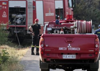 Φωτιά σε σπίτι στο Ανωχώρι Φαρσάλων