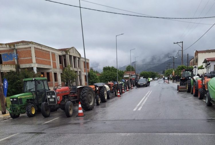Μεγάλη αγροτική κινητοποίηση των Λαρισαίων αμυγδαλοπαραγωγών στο Συκούριο παρά τη βροχή– Δείτε ΕΙΚΟΝΕΣ