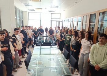 Εκπαιδευτική επίσκεψη στο Δικαστικό Μέγαρο από μαθητές του 5ου Γυμνασίου