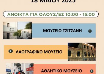 Ανοικτά 4 μουσεία των Τρικάλων στις 18 Μαΐου – Ευκαιρία γνωριμίας με την ιστορία και τον πολιτισμό