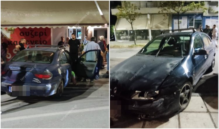 Βόλος: Τρελή πορεία αυτοκινήτου στην Αναλήψεως – Επεσε σε παρκαρισμένο όχημα και σε πεζό (ΕΙΚΟΝΕΣ)