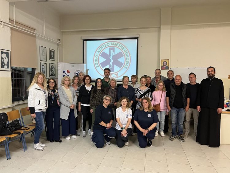 Στις πρώτες βοήθειες επιμορφώθηκαν οι μαθητές του Εσπερινού Γυμνασίου – Λυκείου