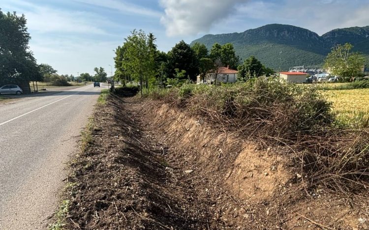 Δήμος Μετεώρων: Καθαρισμός 2,5 χλμ καναλιών σε Διάβα και Βασιλική