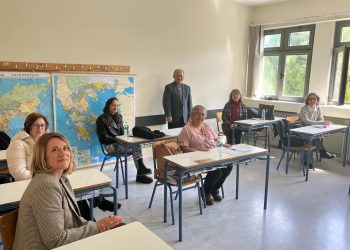 Επίσκεψη του Συμβούλου Εκπαίδευσης Φιλολόγων κ. Αγαθοκλή Αζέλη στο Μουσικό Σχολείο Τρικάλων