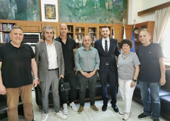 Συνάντηση Σακκά με εκπροσώπους του ΑΟ Τρίκαλα Μπάσκετ