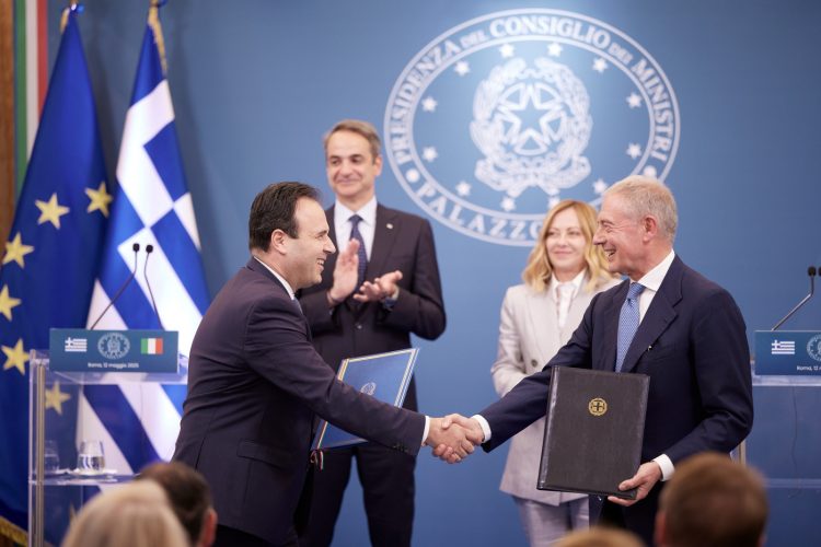 Στη Ρώμη ο Υπουργός Ψηφιακής Διακυβέρνησης Δημήτρης Παπαστεργίου συνοδεύοντας τον Πρωθυπουργό Κυριάκο Μητσοτάκη, στη 2η Σύνοδο του Ανώτατου Συμβουλίου Συνεργασίας Ελλάδας – Ιταλίας
