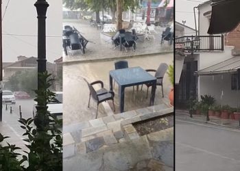 Χαλασμός Κυρίου στην Ελασσόνα – Έντονη καταιγίδα και χαλαζόπτωση σε αρκετές περιοχές (ΒΙΝΤΕΟ)