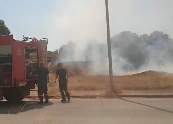 Φωτιά έξω από τη Λάρισα: Απειλήθηκαν κατοικίες – Στο σημείο ισχυρές δυνάμεις της Πυροσβεστικής (ΕΙΚΟΝΕΣ)
