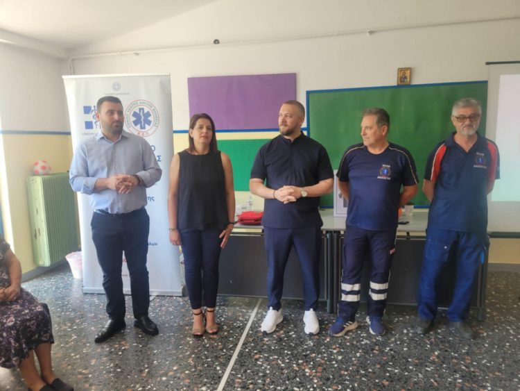 Στη Σαρακίνα συνεχίστηκε από τον Δήμο Μετεώρων και το ΕΚΑΒ το πρότυπο πρόγραμμα για την εκπαίδευση κατοίκων χωριών στην παροχή πρώτων βοηθειών