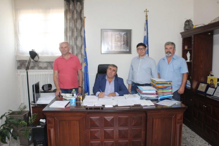 Νέα σύμβαση υπέγραψε ο Δήμαρχος Πύλης Κώστας Μαράβας