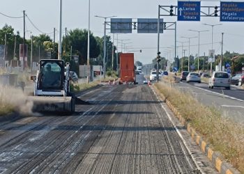 Εργασίες βελτίωσης του οδικού δικτύου της Εθνικής οδού Τρικάλων – Καλαμπάκας από την Περιφερειακή Ενότητα Τρικάλων