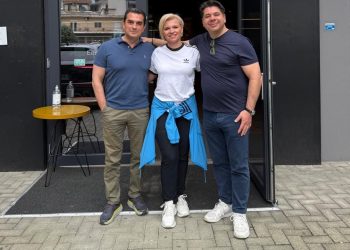 Στην Καλαμπάκα ο Τζορτζ Τσούνης πρώην πρέσβης ΗΠΑ προσκεκλημένος του Κώστα Σκρέκα