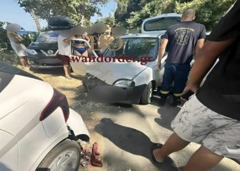 Πανικός στα παράλια της Λάρισας: Τρελή κούρσα 55χρόνου που προσέκρουσε σε τρία αυτοκίνητα – Ένας τραυματίας με κρανιοεγκεφαλικές κακώσεις