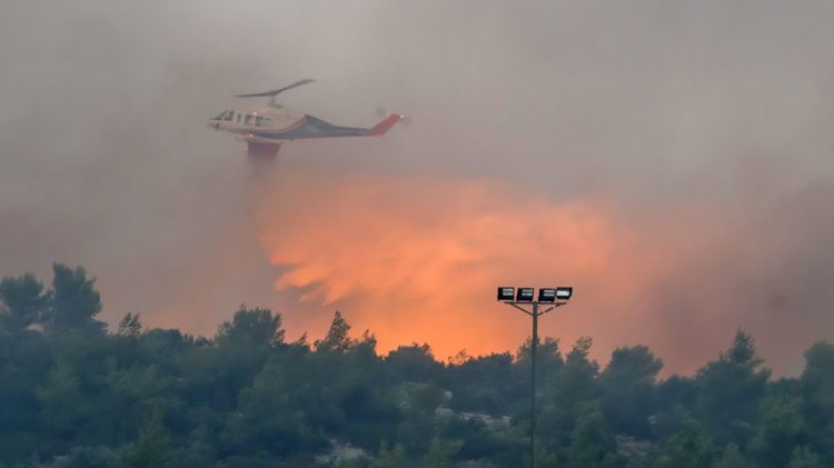 Εξακολουθεί το μεγάλο πύρινο μέτωπο στα Φάρσαλα – Επιχειρούν εναέρια μέσα και ενισχυμένες πυροσβεστικές δυνάμεις με 47 άνδρες και 24 εθελοντές (ΕΙΚΟΝΕΣ – ΒΙΝΤΕΟ)