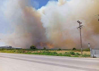 Συναγερμός στην Πυροσβεστική για μεγάλη φωτιά στην περιοχή της Αγιάς – Σηκώθηκαν έξι εναέρια μέσα – Μήνυμα 112 στους κατοίκους (ΕΙΚΟΝΕΣ – ΒΙΝΤΕΟ)