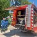 Πυροσβεστικό όχημα “τράκαρε” με μαντρότοιχο!!! (ΕΙΚΟΝΕΣ)