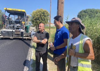 Πλήρης πλέον η ασφαλτόστρωση στην οδό Ριζαριού