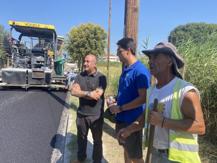 Πλήρης πλέον η ασφαλτόστρωση στην οδό Ριζαριού