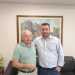 Επίσκεψη του Προέδρου του Οικισμού Κορομηλιάς κ. Χρ. Μουσιώλη στον Δήμαρχο Μετεώρων κ. Λ. Αβραμόπουλο
